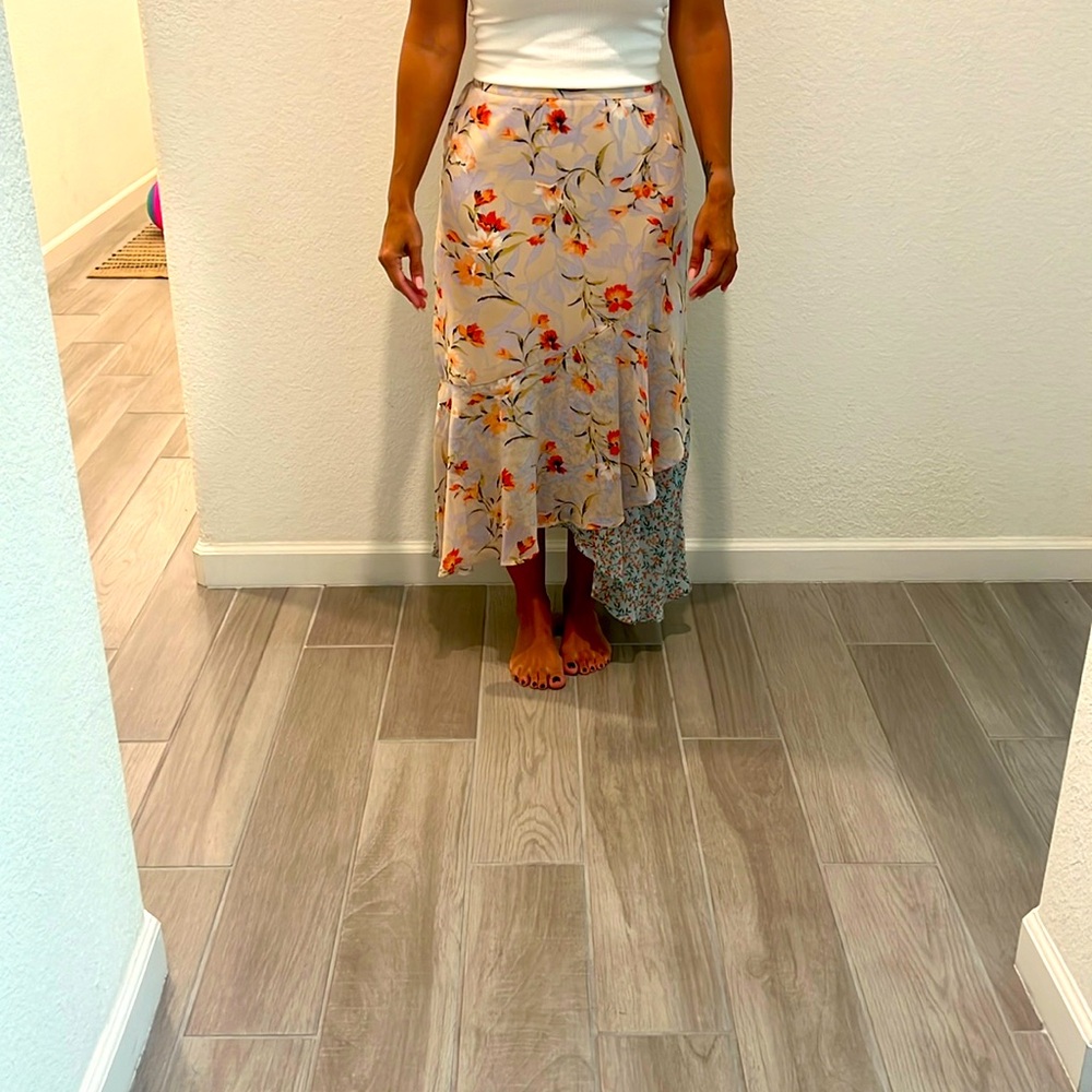 Code Mode floral skirt